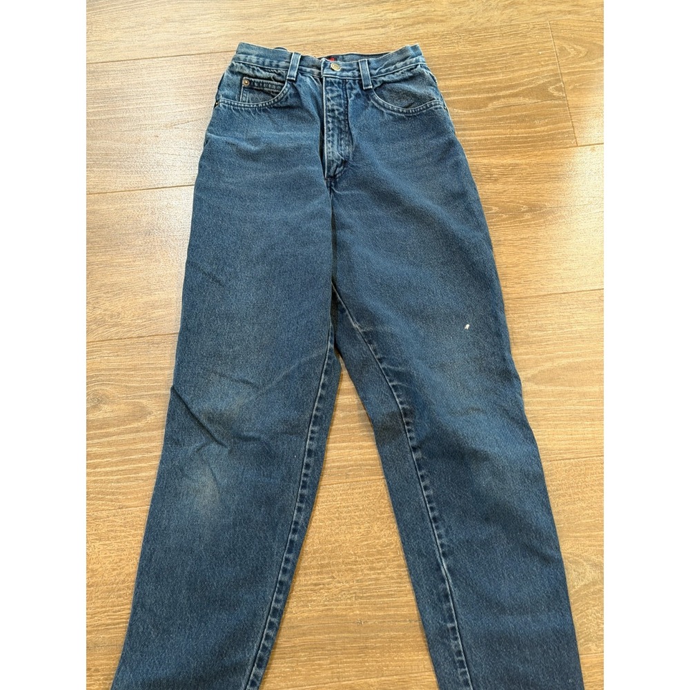 Vintage Women's Bonjour Jeans 7/8 Tall Made in USA 100% Cotton Denim